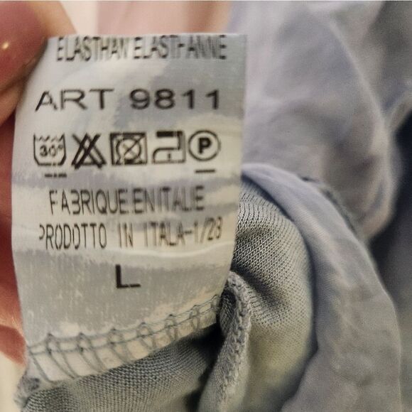 Belle France L Ethereal SILKBlendLined SequinStrap FairyWingSleeve Women Blouse - Picture 12 of 13